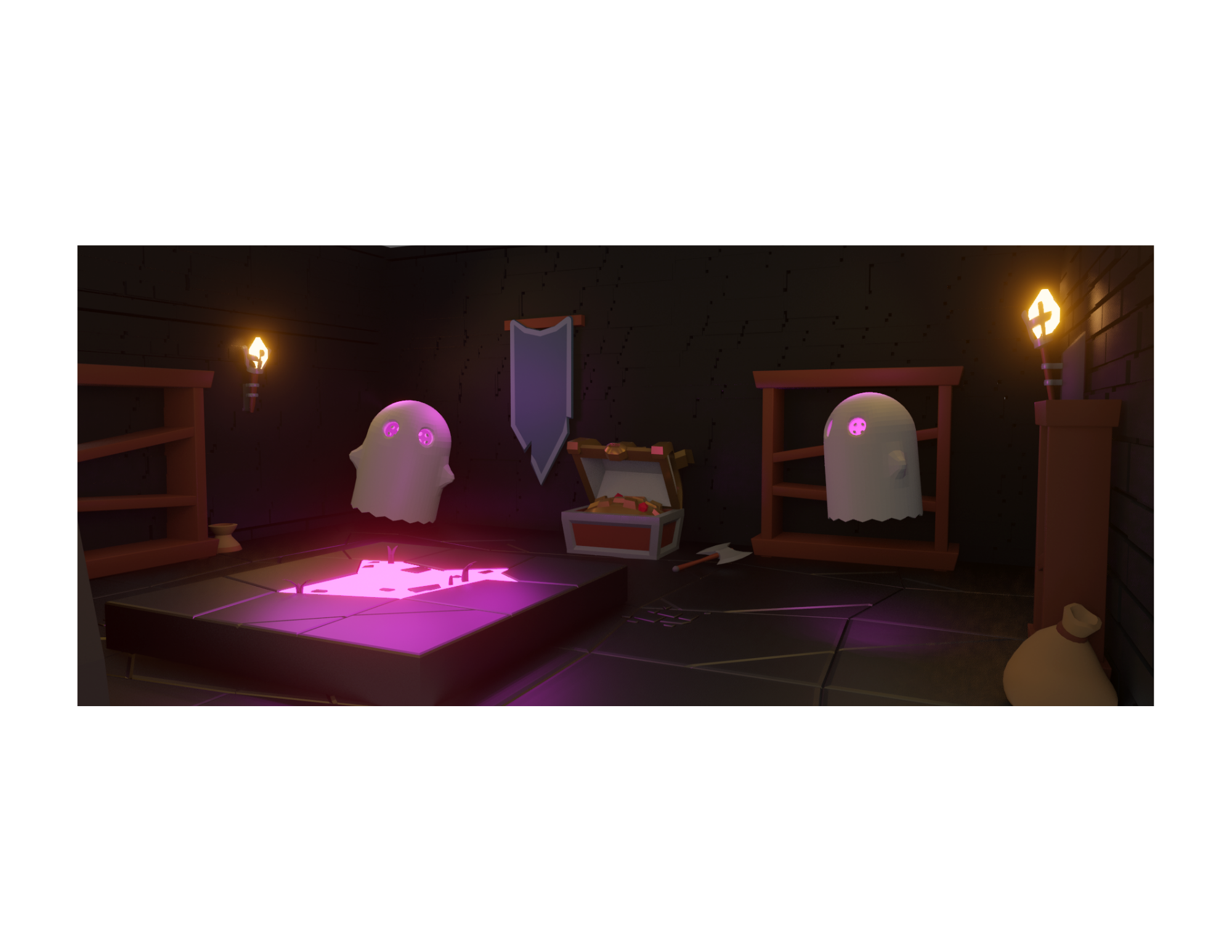 Dungeon Interior Purple Room